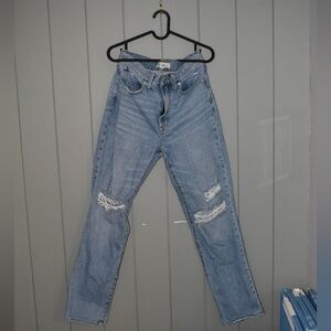 Madewell Light Blue Straight Leg Jeans